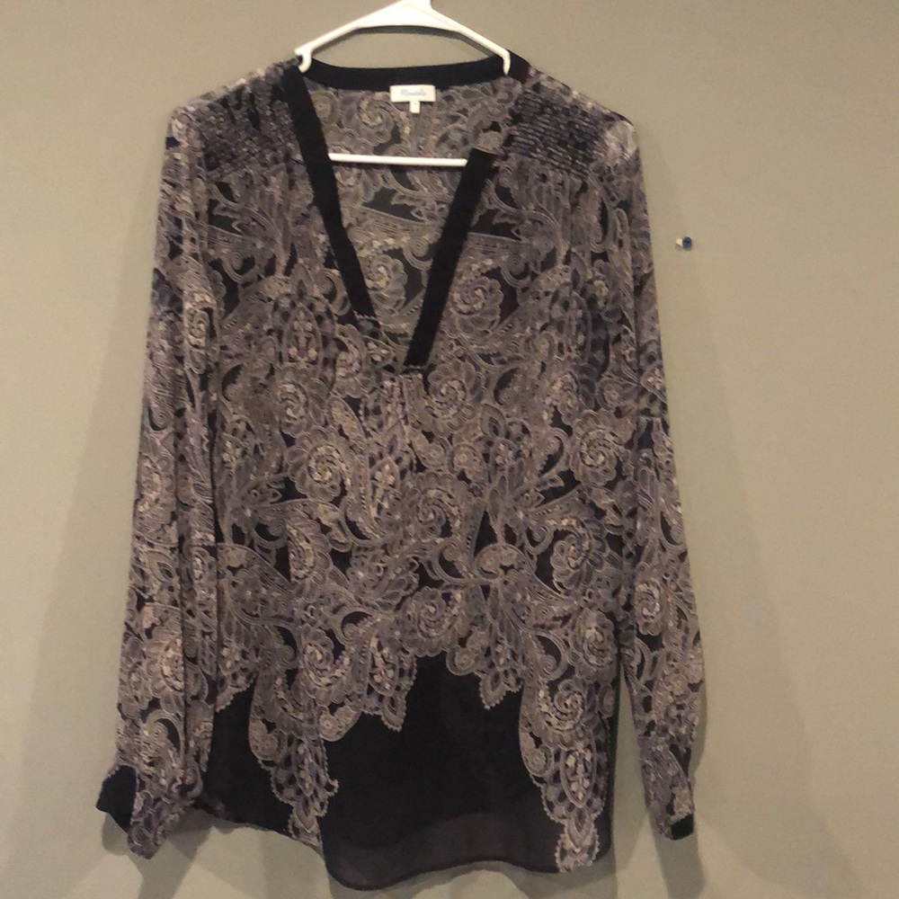 Marabelle printed blouse